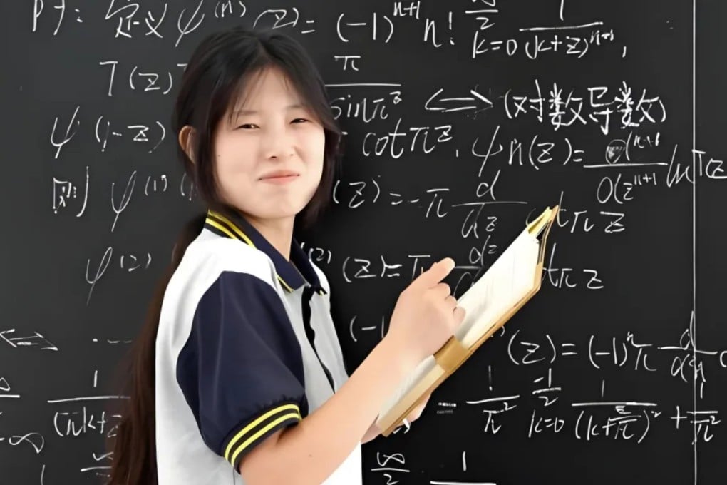 A 17-year-old vocational school student from rural China became a celebrity on social media after reaching the final round of Alibaba’s annual maths competition. Photo: Weibo