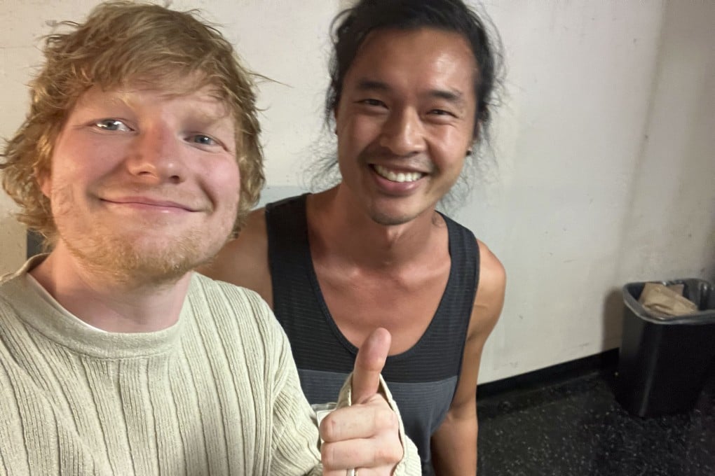 Busker Daniel Lew, who was invited to meet Ed Sheeran (left) after being heard busking in Vancouver, Canada, recently released his latest album, Destiny, on June 25. Photo: Daniel Lew