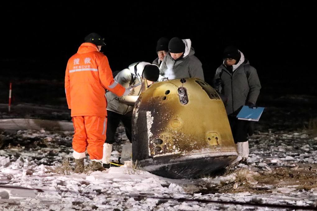Chinese researchers have discovered a form of carbon in lunar soil samples collected in 2020 which could overturn the theory that the moon was formed by a cosmic collision between Earth and a smaller planet. Photo: Reuters