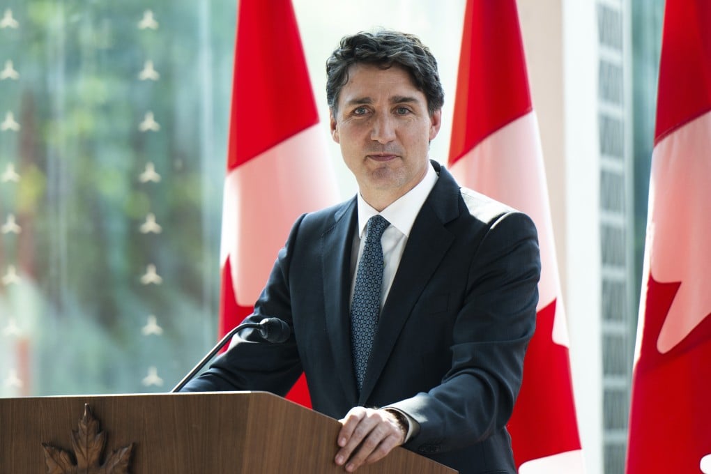 Canadian Prime Minister Justin Trudeau delivers remarks during an event in Ottawa on June 18. Photo: Canadian Press via AP