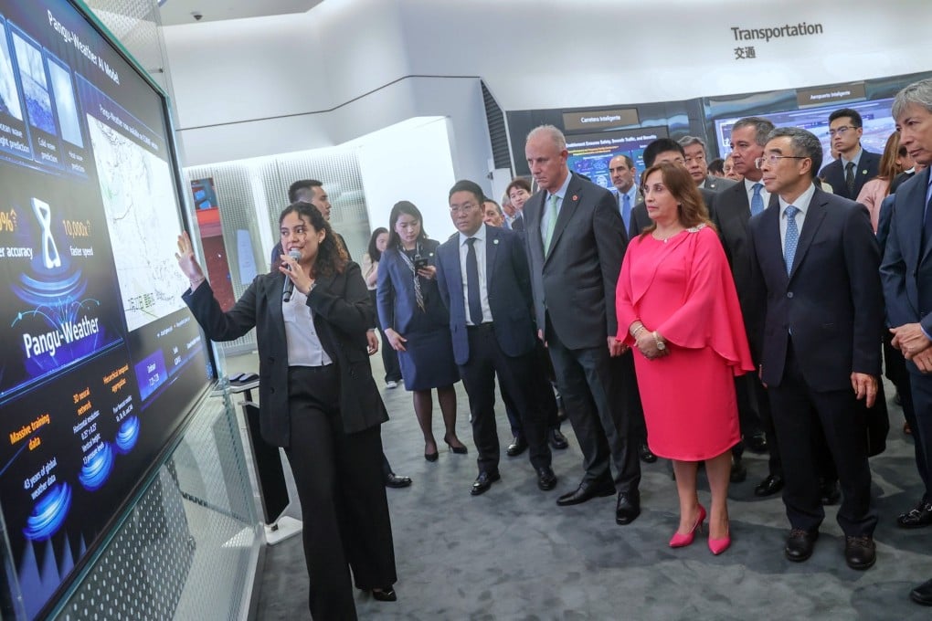 Peruvian President Dina Boluarte is in China on a week-long visit to attract more investment. Photo: Handout