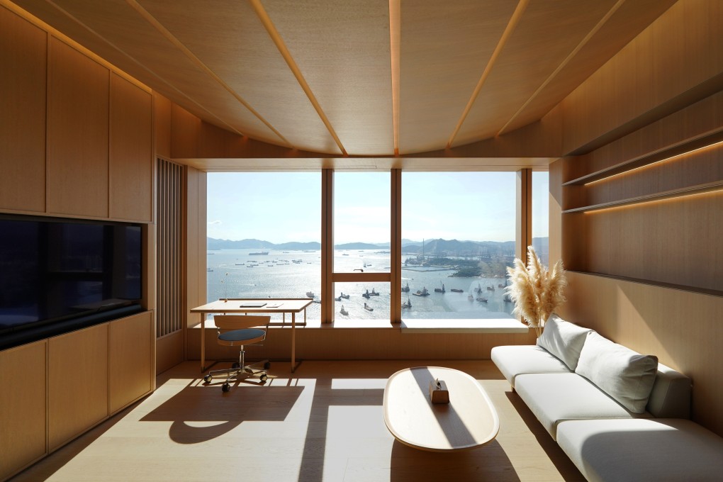 A harbour-view flat in Kowloon was designed by LAAB to be streamlined and clutter-free. Designers are finding increasingly innovative ways to do more with less in small Hong Kong apartments. Photo: Otto Ng