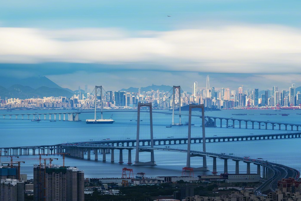 The 24km-long crossing will connect the two sides of the Pearl River Delta within the mainland. Photo: People’s Daily
