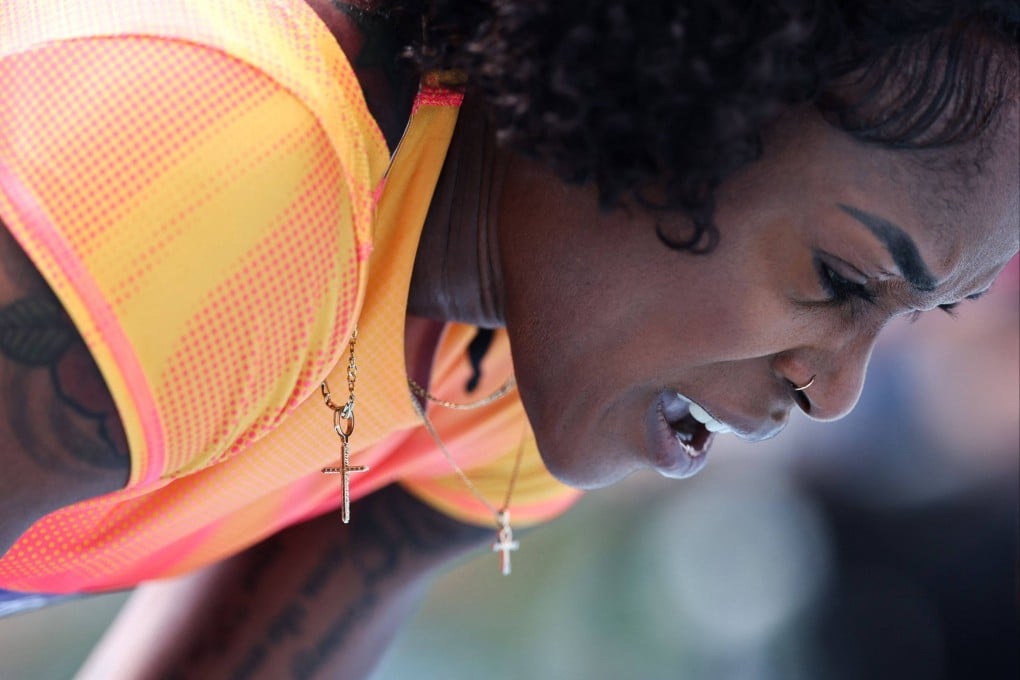 Jamaica’s Elaine Thompson-Herah had to be carried off the track after being injured after a women’s 100m race in New York in June. Photo: Getty Images