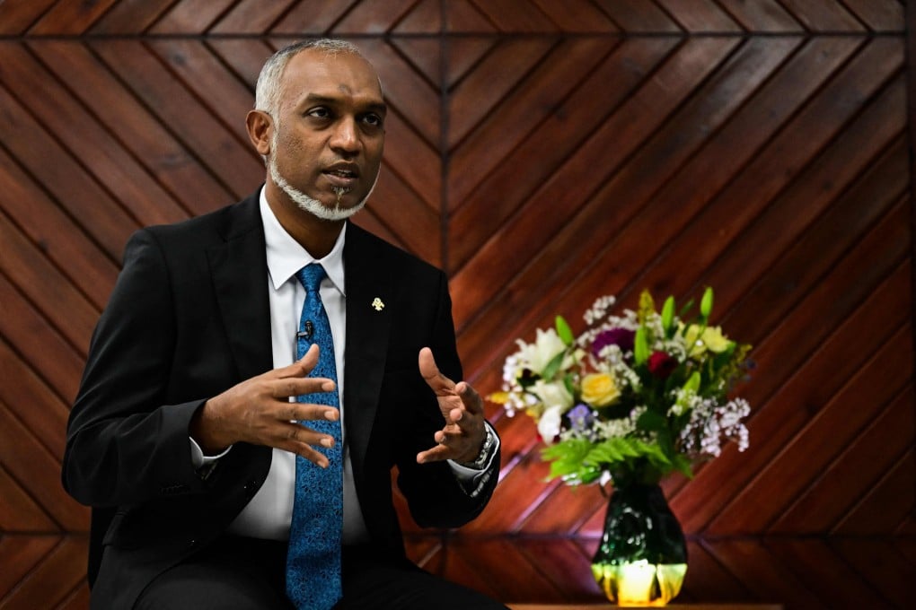 Maldives President Mohamed Muizzu. Photo: AFP