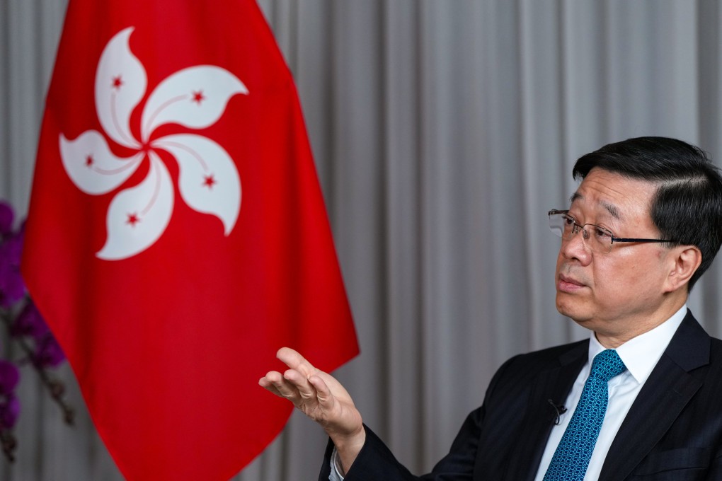 Chief Executive John Lee has stressed the need for his administration to continue battling negative narratives “head-on”. Photo: Sam Tsang