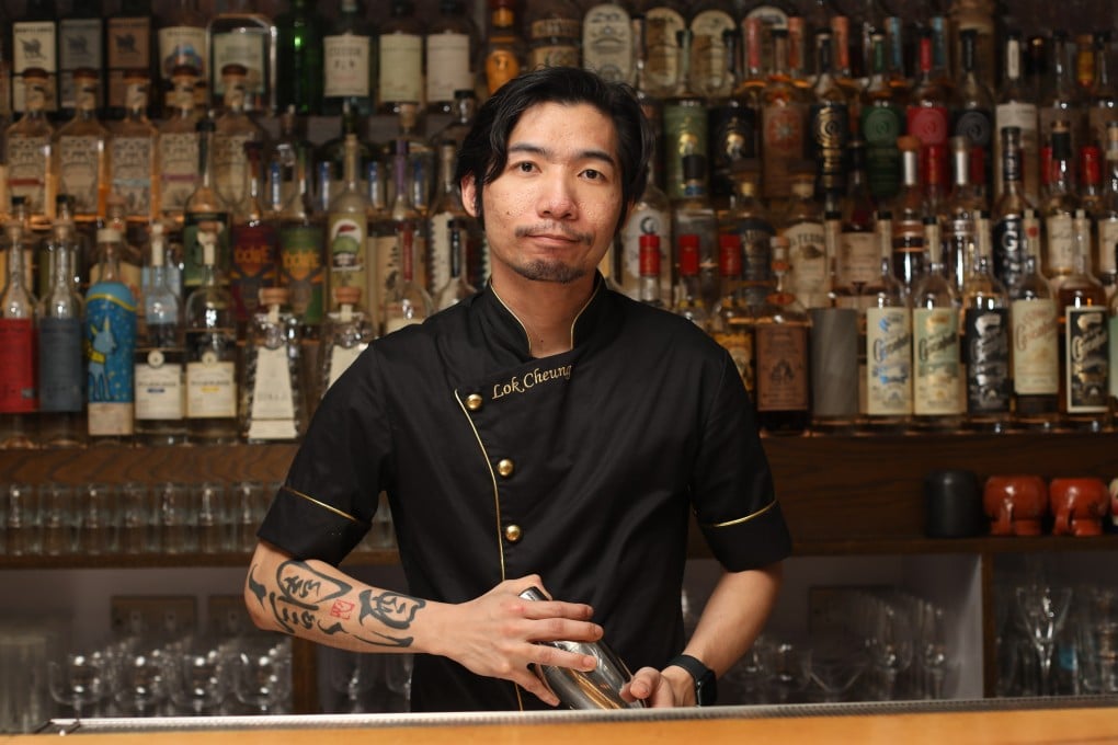 Lok Cheung at Coa, in Central, where he has been bar manager since 2021. Cheung won Hong Kong’s first cocktail competition, ViuTV’s Master Mixologist. Photo: Xiaomei Chen