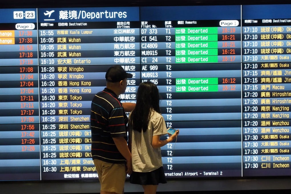 Taiwan has warned against “unnecessary travel” to mainland China, Hong Kong and Macau. Photo: EPA-EFE