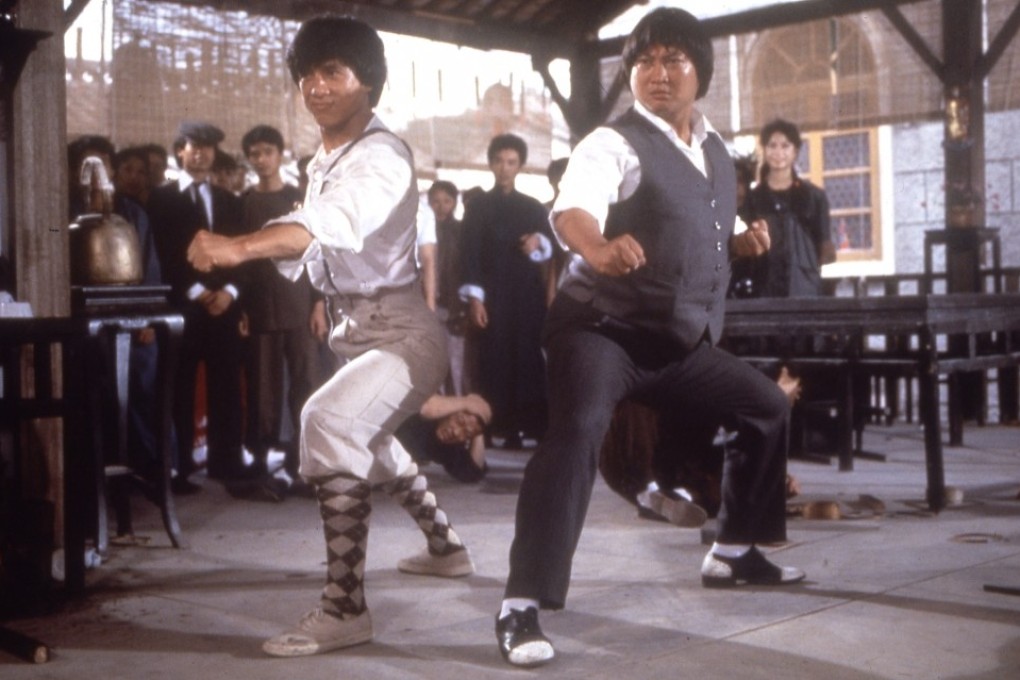 Jackie Chan (left) and Sammo Hung in a still from Project A (1983). Martial arts stars like Chan, Hung and Bruce Lee helped boost the popularity of Hong Kong films abroad, but many other factors also contributed to their success. Photo: Golden Harvest