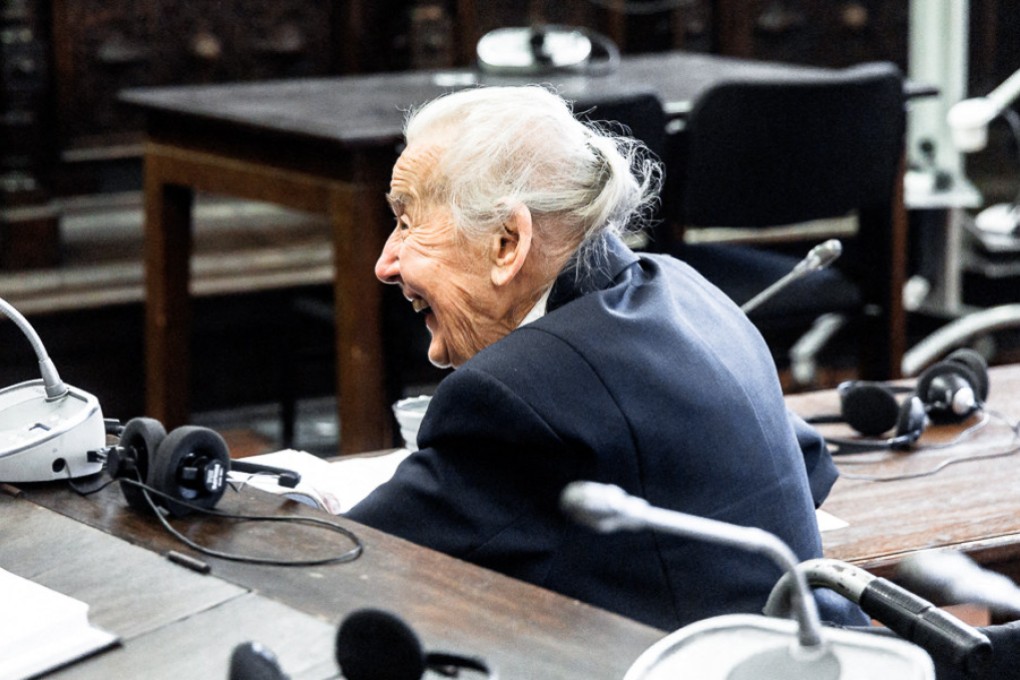 Holocaust denier Ursula Haverbeck waits for the start of proceedings at the district court in Hamburg, Germany, on June 7. Photo: AFP