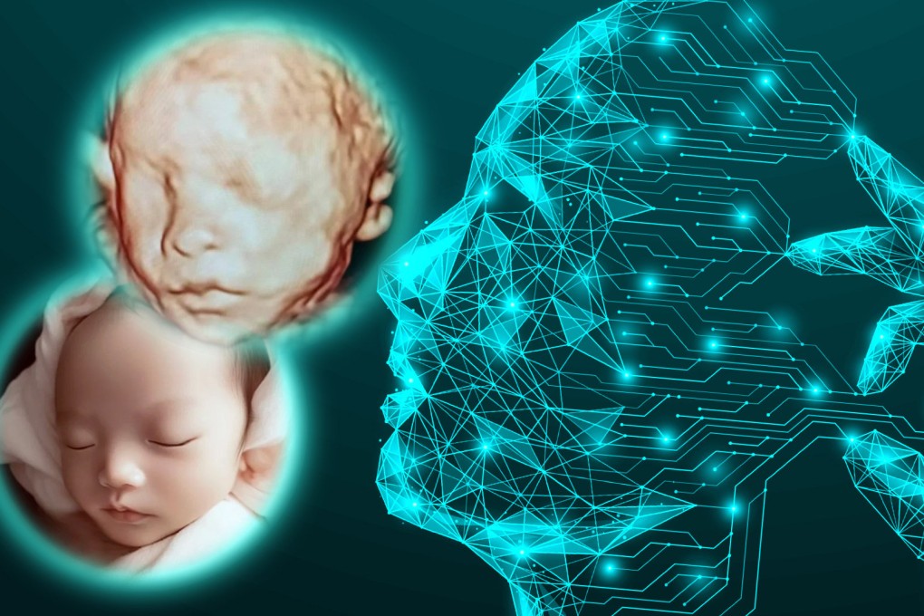 Expectant parents in China are turning to artificial intelligence to find out what their newborns will look like. Photo: SCMP composite/Shutterstock/Xiaohongshu