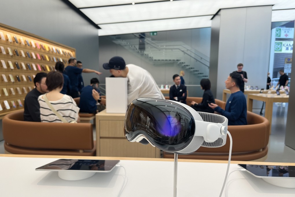 Apple’s Vision Pro mixed-reality headset officially launches on Friday in Hong Kong. Photo: Xinmei Shen