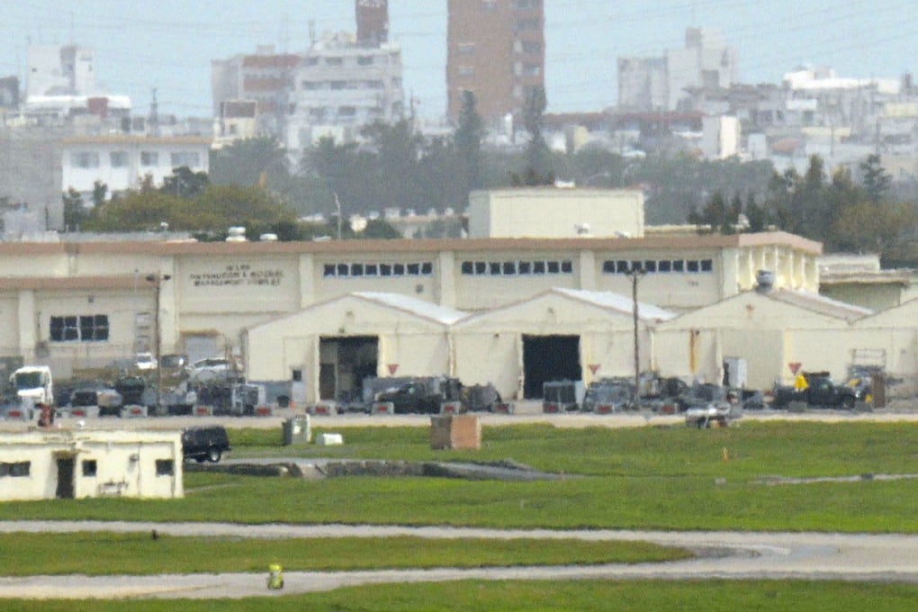 A US air force base in Okinawa, southern Japan. Photo: Kyodo