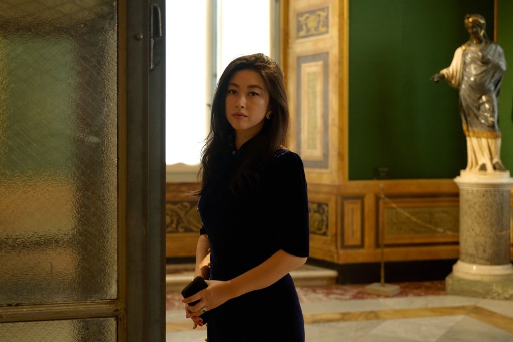 Chinese actress Zhu Zhu at the Galleria Borghese in Rome, for whom she recorded an audio guide in Mandarin for the exhibition “Louise Bourgeois: Unconscious Memories”. Photo: Xavi Chou