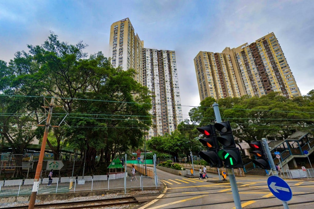 Shan King Estate in Tuen Mun, where the man allegedly tried to kill his wife and daughters. Photo: Google Maps