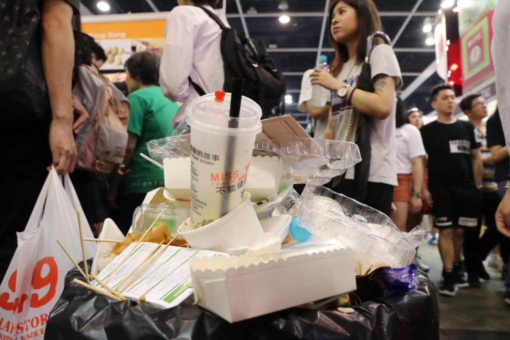 A check of a government website shows the application form for mega event funding makes no mention of waste and carbon reduction. Photo: K. Y. Cheng