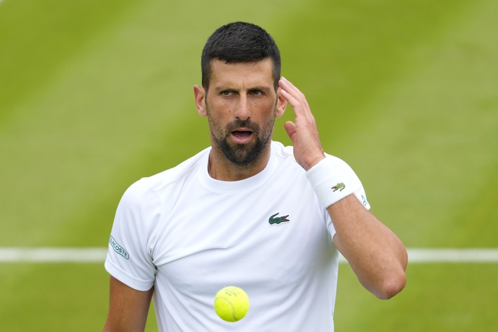Novak Djokovic is aiming to equal Roger Federer’s men’s record of eight Wimbledon singles titles. Photo: AP