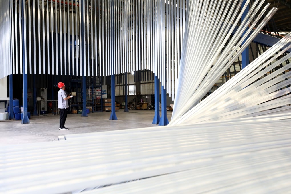 China’s Caixin/S&P Global purchasing managers’ index has recorded its highest monthly increase in three years, showing high factory activity despite a slowdown in demand. Photo: Getty Images