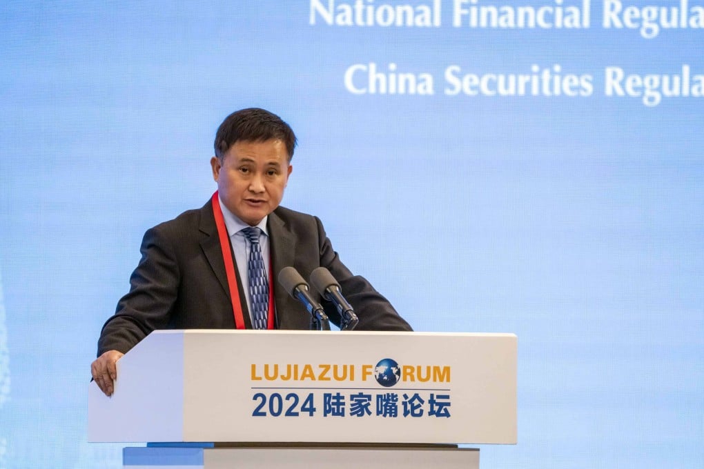People’s Bank of China governor Pan Gongsheng has said the central bank must take action to stem risk, which may include trading bonds on the secondary market. Photo: Bloomberg