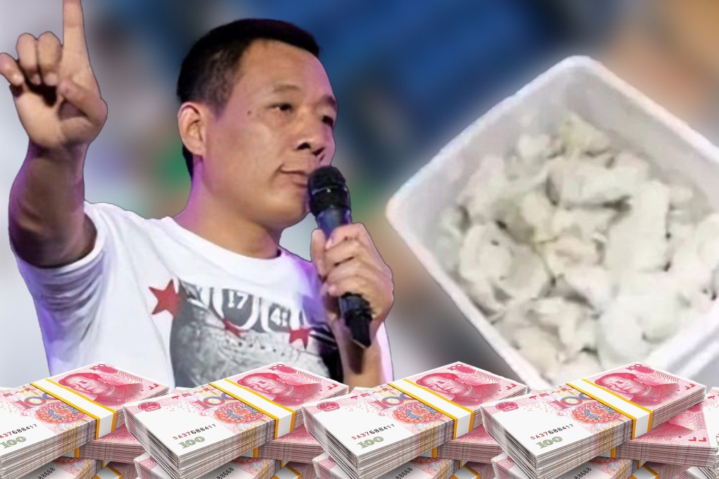 The boss of a supermarket chain in China, which is renowned for its thoughtful treatment of customers and staff, has paid out a total of US$1.2 million in compensation following complaints about poor hygiene at one of its processing plants. Photo: SCMP composite/Shutterstock/Baidu/Weibo