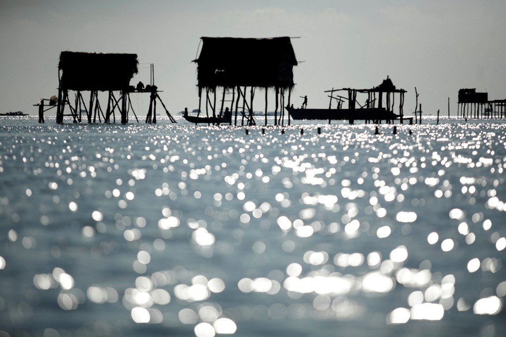 A neighbourhood of a Bajau Laut community is seen in Sulawesi Sea in Malaysia’s state of Sabah on Borneo island. File photo: Reuters