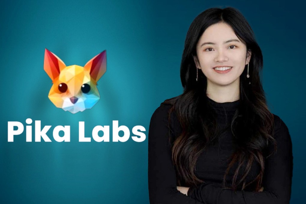 Guo Wenjing, a remarkably talented individual often referred to as the “genius girl” from China, is a Harvard graduate and co-founder of a tech firm. Photo: SCMP composite/Pika Labs