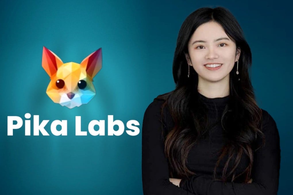 Guo Wenjing, a remarkably talented individual often referred to as the “genius girl” from China, is a Harvard graduate and co-founder of a tech firm. Photo: SCMP composite/Pika Labs