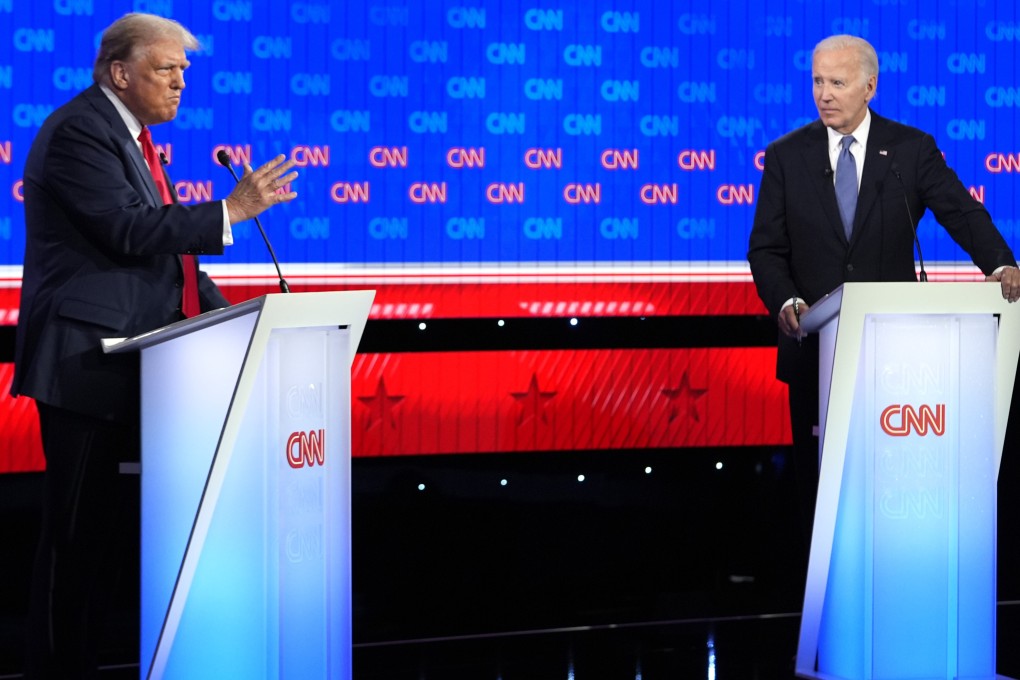 Joe Biden and Donald Trump faced off last week in their first televised debate. Photo: AP
