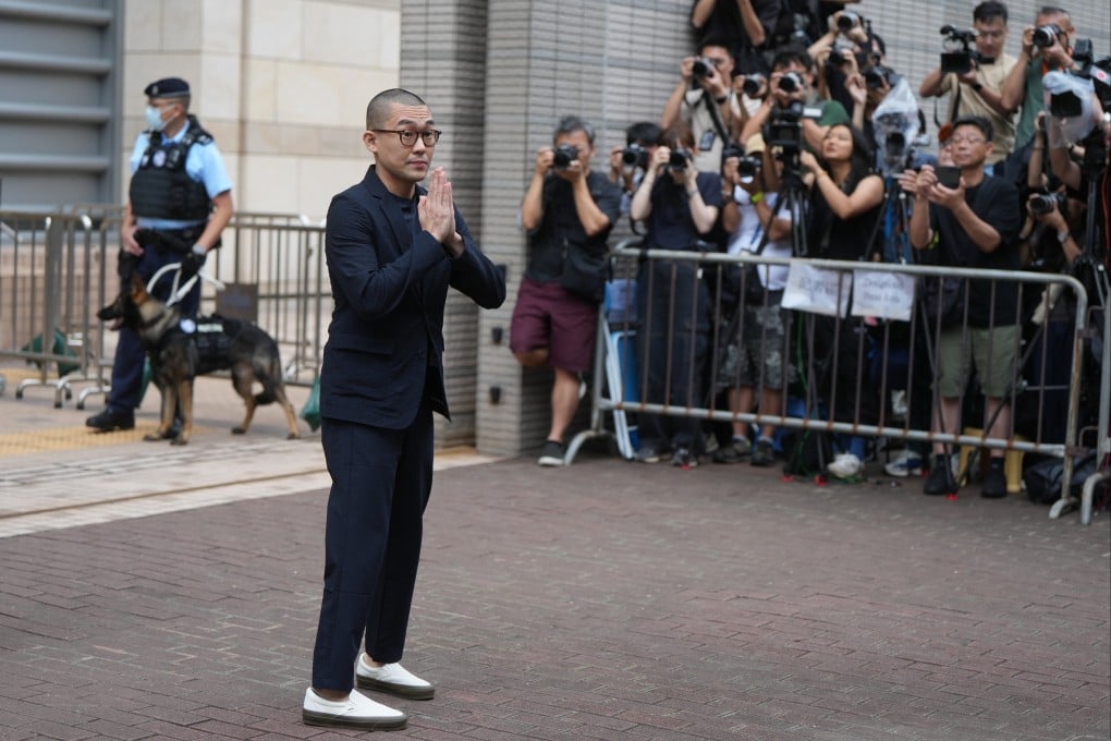 Michael Pang, one of the 45 opposition figures convicted of subversion, is seeking a lighter sentence. Photo: Sam Tsang
