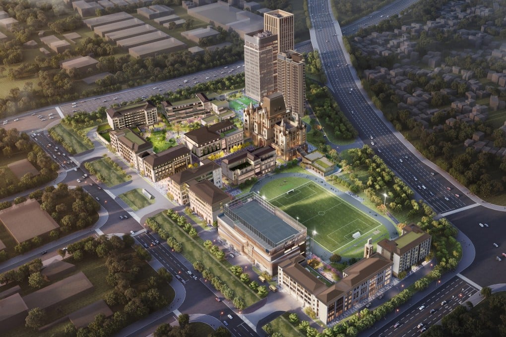 A digital rendering of CTF Education Group’s (CTFEG) new education hub in the Greater Bay Area. Photos: Handout