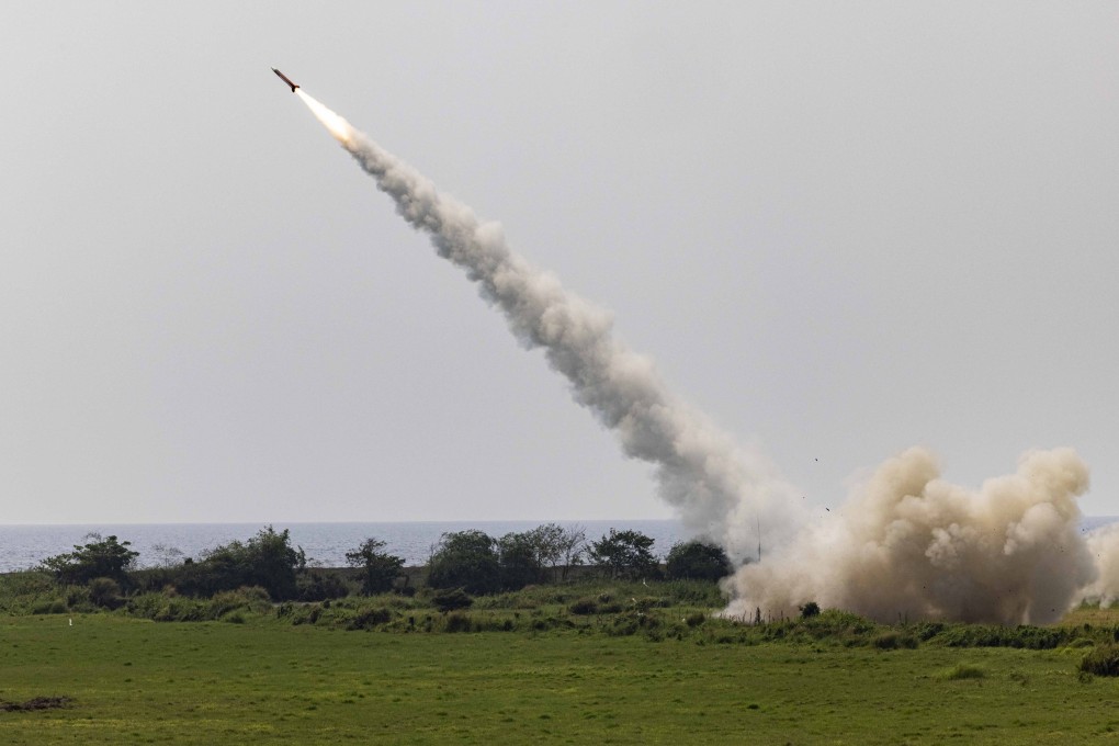 A US surface-to-air missile system is fired for a coastal defence drill during last year’s Balikatan exercises in the Phiilippines. Photo: US Army/Handout