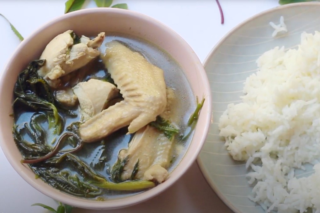 A Hmong chicken herbal soup, often made for new mums, is a staple in Hmong kitchens. Photo: YouTube/@C.HerCreations