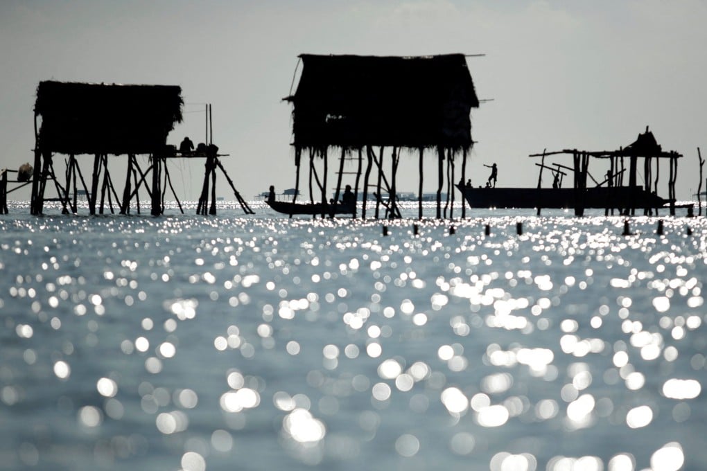 A neighbourhood of a Bajau Laut community in Malaysia’s state of Sabah on Borneo island. Photo: Reuters