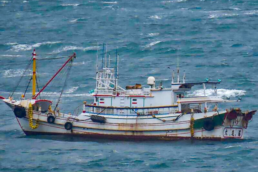 Taiwan’s Coast Guard Administration says the Da Jin Man 88 was stopped by two mainland coastguard vessels late on Tuesday while operating in waters 23.7 nautical miles off Quemoy. Photo: Handout