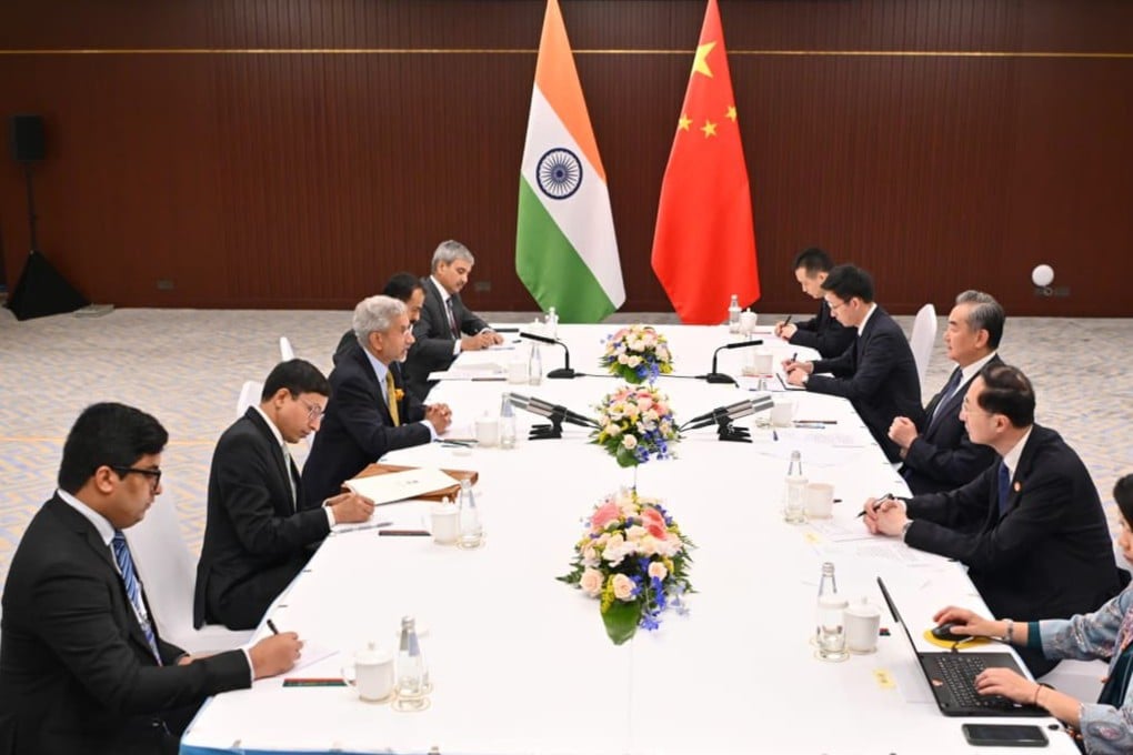 Chinese Foreign Minister Wang Yi and his Indian counterpart Subrahmanyam Jaishankar meet in Astana, Kazakhstan, on Thursday in yet another round of talks about the China-India Himalayan border row. Photo: Twitter/@DrSJaishankar