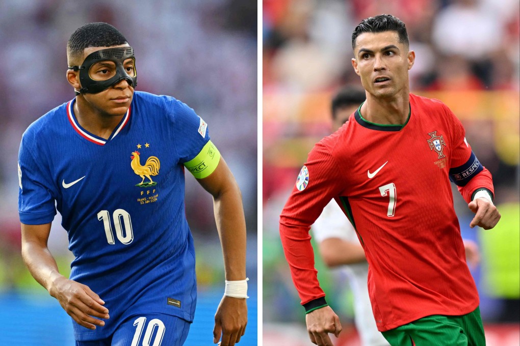 Kylian Mbappé‘s France will face Cristiano Ronaldo’s Portugal in the last eight. Photo: AFP