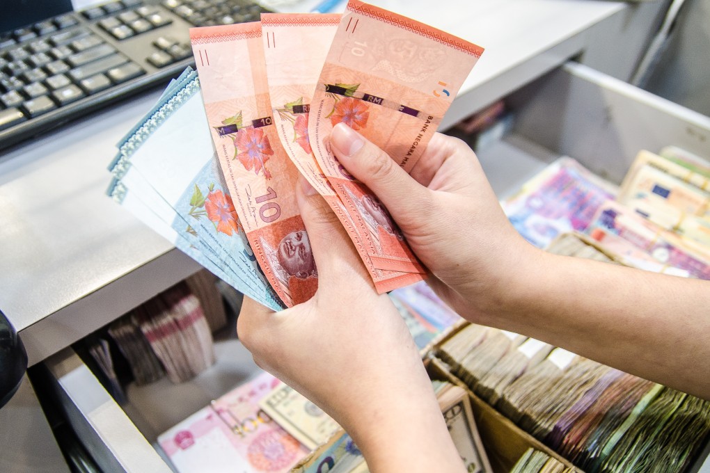 Malaysian ringgit banknotes. Nearly 3 million people collectively withdrew about 7 billion ringgit from Malaysia’s Employees’ Provident Fund last month. Photo: Shutterstock