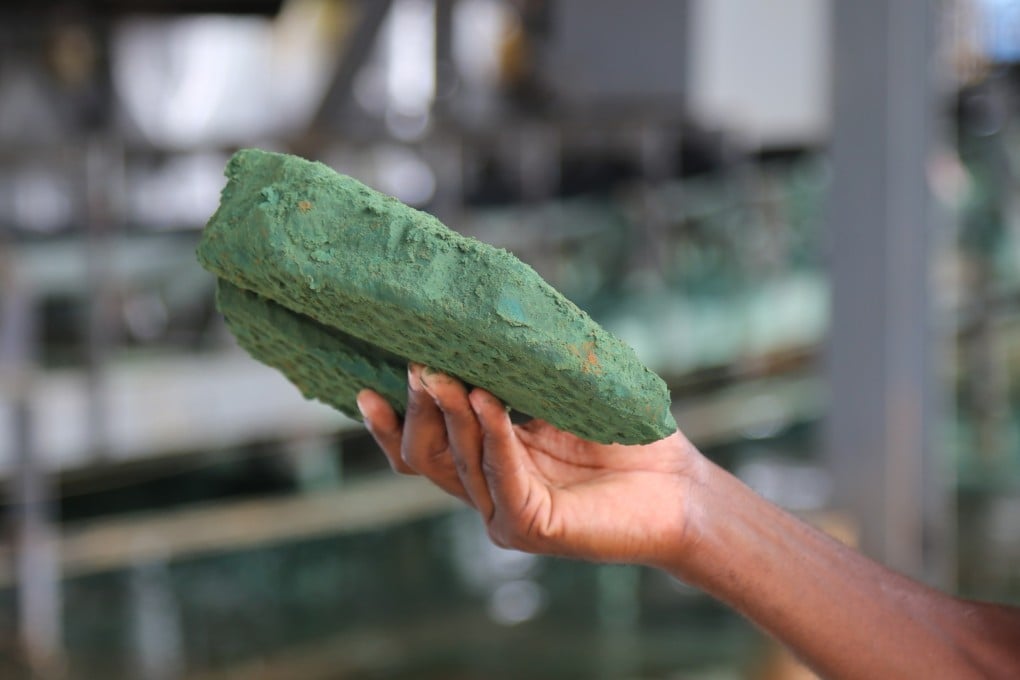 Raw cobalt is seen at a manufacturing plant. Sri Lanka does not yet hold sovereign rights over the area of cobalt-rich seabed that it claims. Photo: AFP