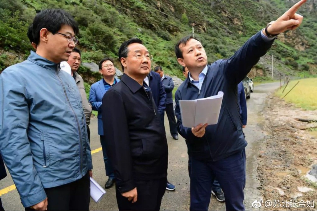 Former agriculture minister Tang Renjian (centre) was one of the high-flyers caught in the CCDI’s net. Photo: Weibo