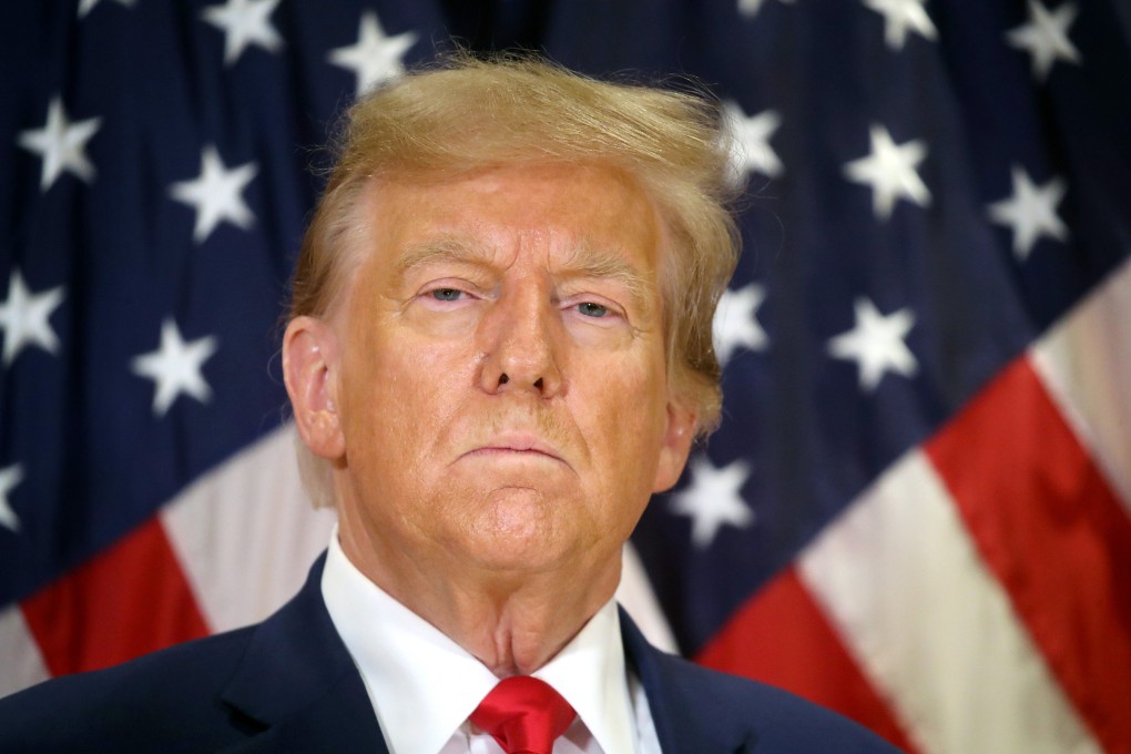 Former US president Donald Trump speaks to the media in New York in January. Photo: TNS