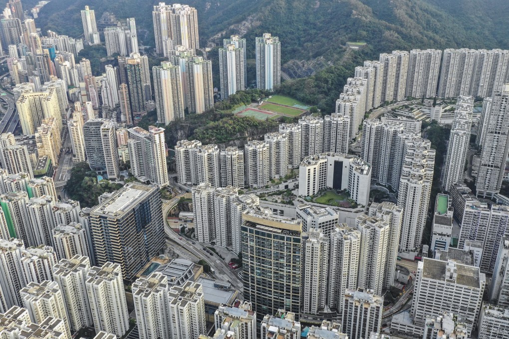 An aerial view of Taikoo Shing and Kornhill on Hong Kong Island. The areas saw rents increase by more than 5 per cent in May. Photo: Winson Wong