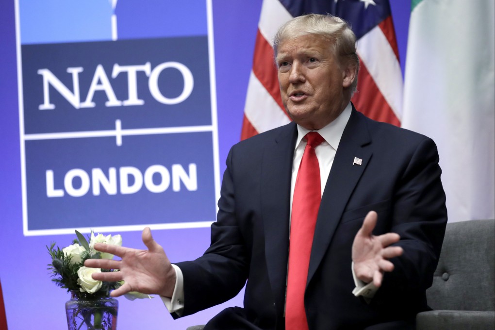 Then US president Donald Trump in 2019. File photo: AP