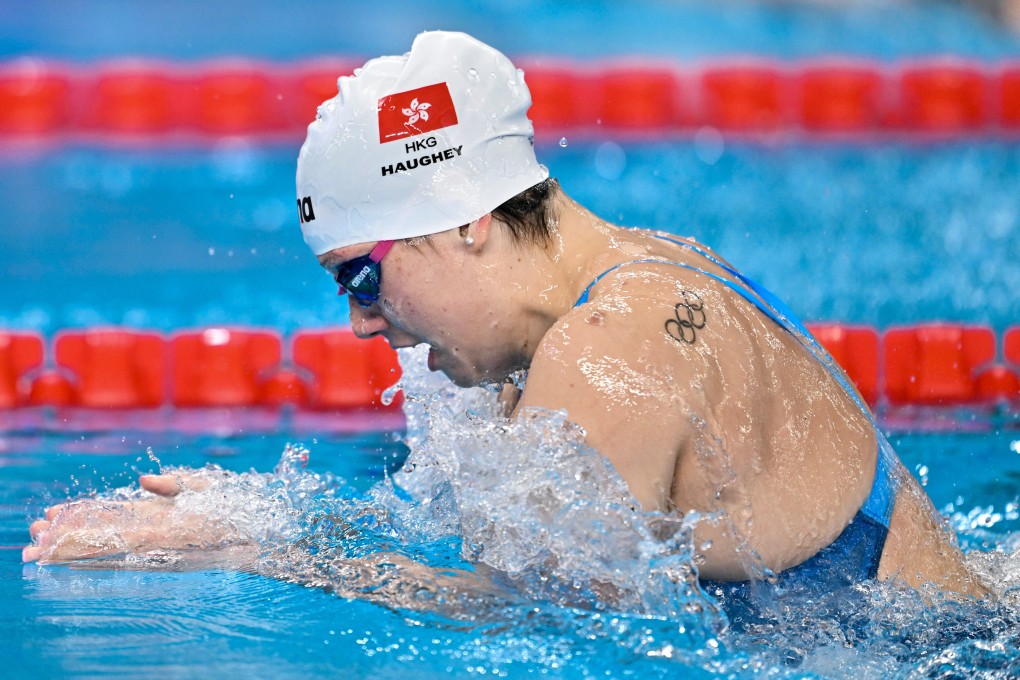 Siobhan Haughey swims for Hong Kong at this year’s World Aquatics Championships in Doha. Photo: Xinhua