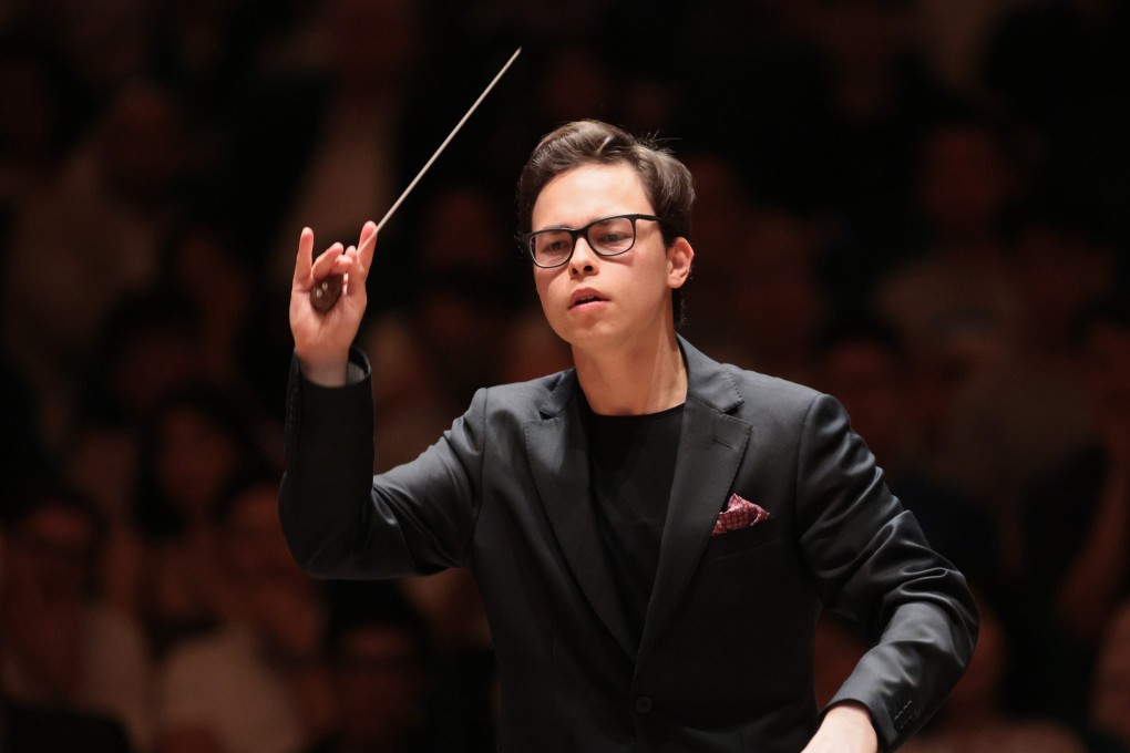 Tarmo Peltokoski conducts the Hong Kong Philharmonic Orchestra in its 2023/24 season finale concert on July 5. The incoming music director was received enthusiastically by the audience at the Hong Kong Cultural Centre Concert Hall. Photo: Keith Hiro/HK Phil
