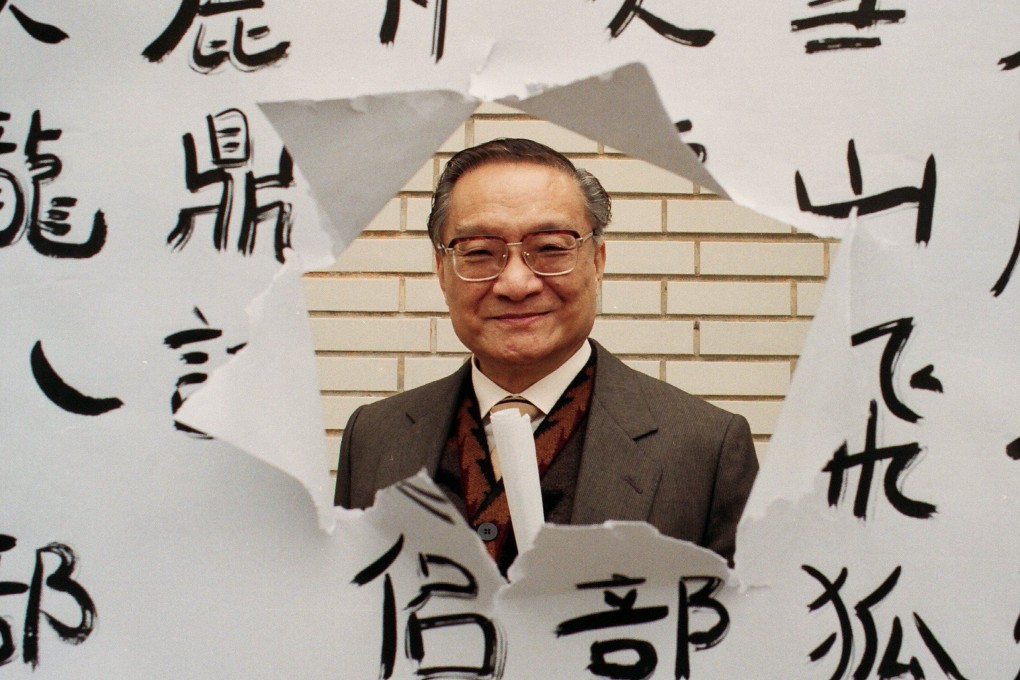 Louis Cha in March 1994. Also known as Jin Yong, Cha is one of the most popular writers of Chinese wuxia martial arts fiction of all time, together with Chen Wentong (also known as Liang Yusheng). Their books have inspired countless TV series, movies, radio dramas, even video games. Photo: SCMP