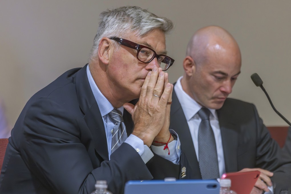 Actor Alec Baldwin during a preliminary hearing on Monday. Photo: Santa Fe New Mexican via AP