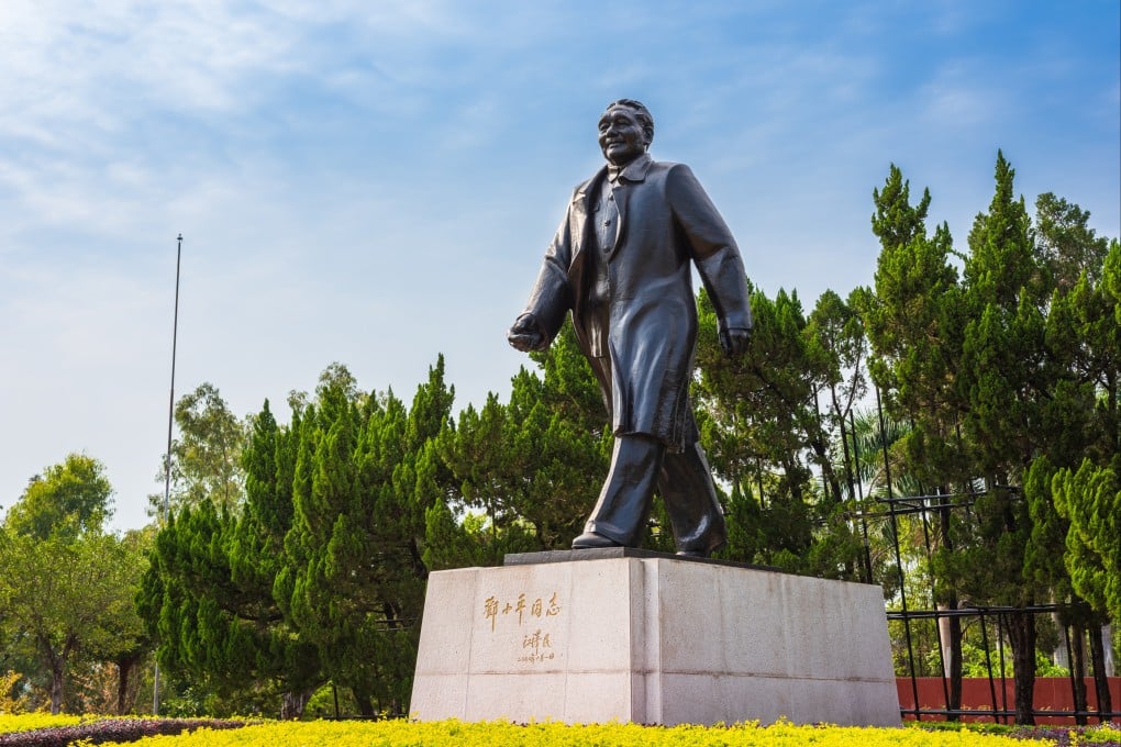 A bronze statue of China’s former paramount leader Deng Xiaoping, who established development as the party’s core priority in a 1992 speech. Photo: Shutterstock