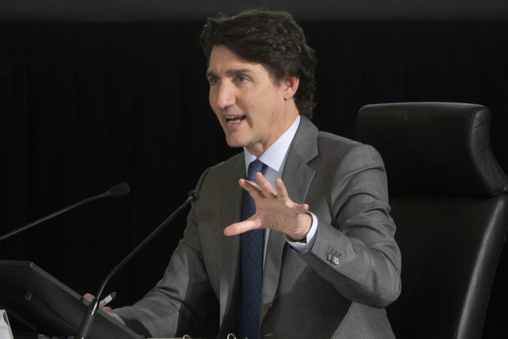 Canadian Prime Minister Justin Trudeau appears as a witness at the public inquiry Into foreign interference in federal electoral processes and democratic Institutions on April 3 in Ottawa. Photo: AP