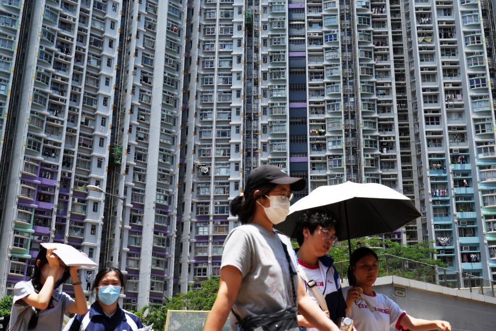 People walk by Hong Kong’s Shek Kip Mei Estate. Public housing rents in the city are set to increase by up to 10 per cent from October. Photo: Sam Tsang