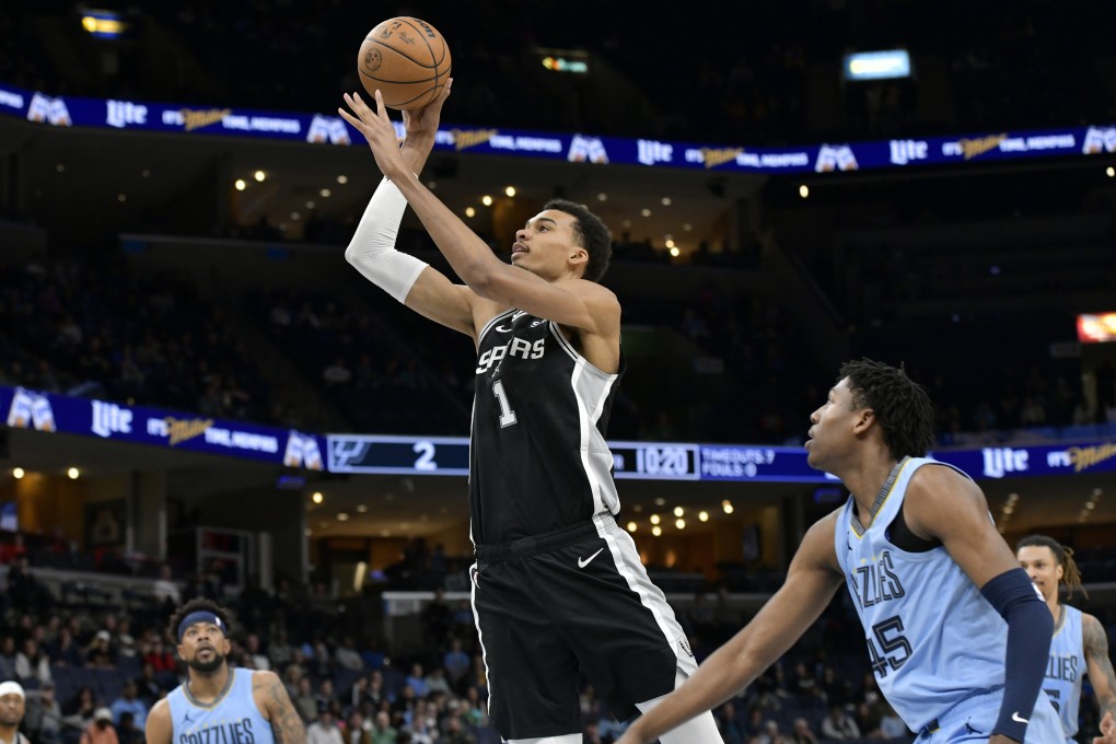 France’s San Antonio Spurs centre Victor Wembanyama, who was the NBA rookie of the year, will be one of the faces of the Paris Games. Photo: AP